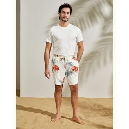 Lilysilk Short Soie Pour Homme Taille Élastique Soie De Haute Qualité Doux Pour La Peau Et Respirant Imprimé D¿Hibiscus S