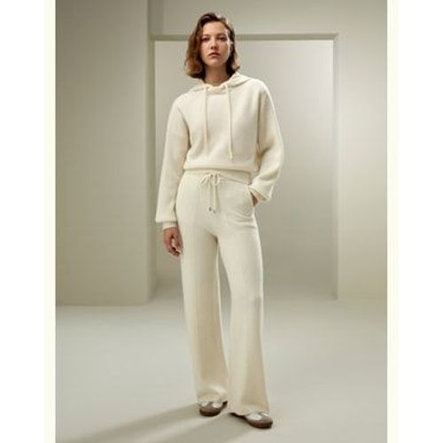 Lilysilk Pantalon Cachemire Femme Bande Élastique Cachemire De Haute Qualité Qui Épouse Délicatement Vos Courbes Blanc M