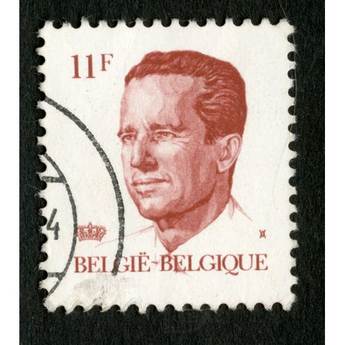 Timbre Oblitéré Belgie, Belgique, 11 F