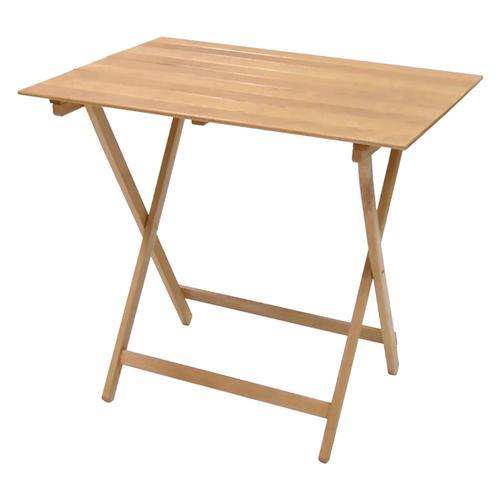 1 X TABLE PLIANTE EN BOIS PIC NIC 60 x 80 cm H 75 cm - coloris naturel