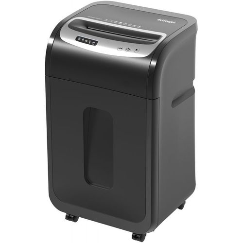 Activejet Ash-2502c Destructeur De Papier Destruction Croisée 60 Db 22,8 Cm Noir, Argent