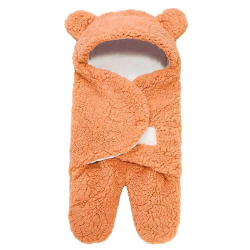 Couverture Pour Nouveau-Né, Emmaillotage Pour Bébé (Orange)