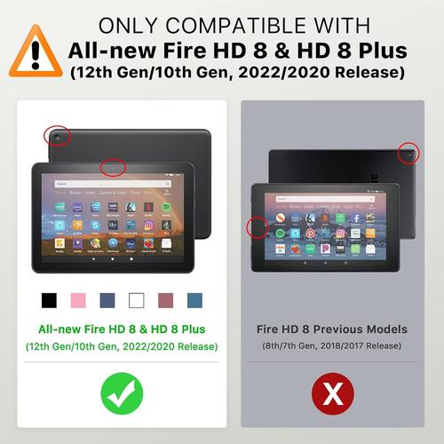 Housse tablette etui coque pour  kindle fire hd 8/hd 8 plus