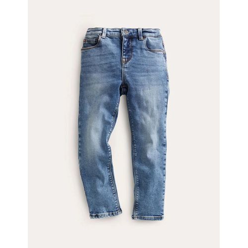Jean Slim Taillé Pour L'aventure-Denim Vintage Clair