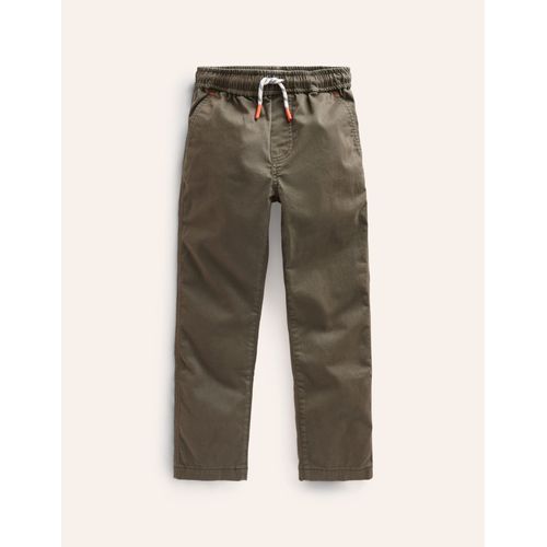Pantalon Slim À Enfiler-Kaki Clair