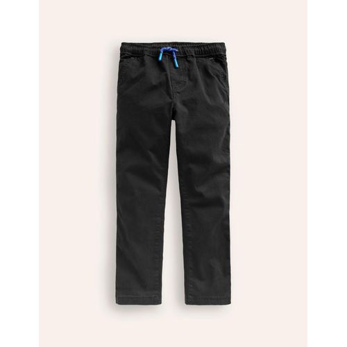Pantalon Slim À Enfiler-Noir