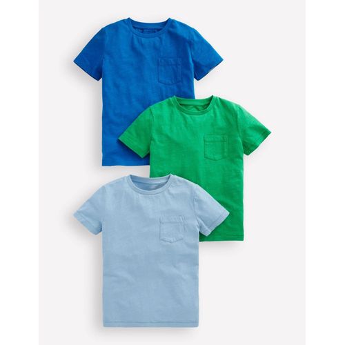3 T-Shirts Flammés Délavés-Lot Joyeux Multi