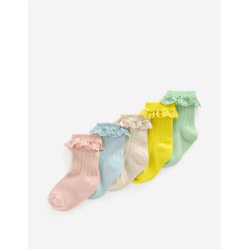 5 Paires De Chaussettes Volantées Bébé-Multi