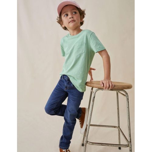 Dark Vintage Denim Slim Leg Jeans-Brut Vintage