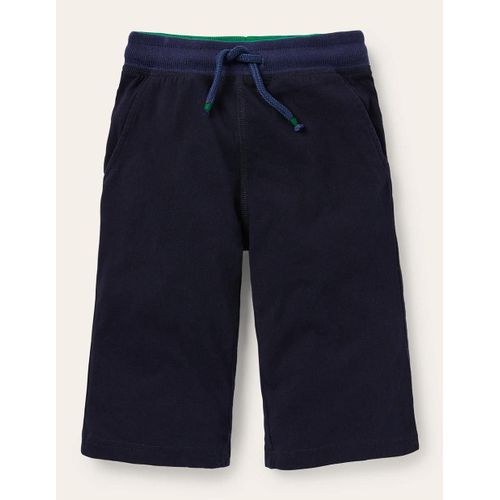 Short Baggy En Jersey-Bleu Marine Universitaire