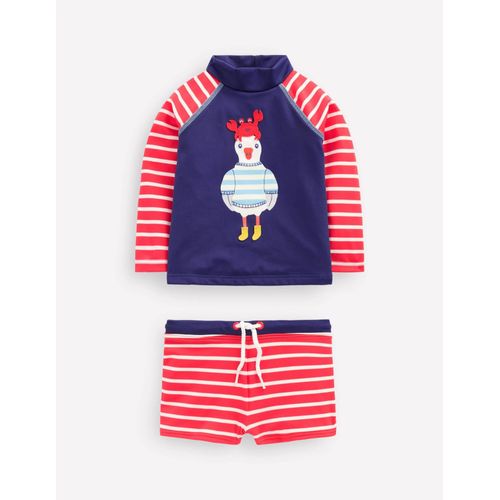 Ensemble Fun Avec Haut De Plage-Mouette Bleu Tribord