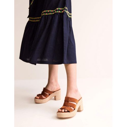 Sandales Style Espadrilles À Talons-Fauve - 41