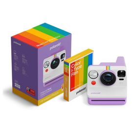 Appareil photo instantané Polaroid Now + Pack de films (8 photos) - Violet