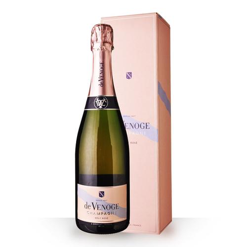 Champagne De Venoge Brut Rosé 75cl - Etui