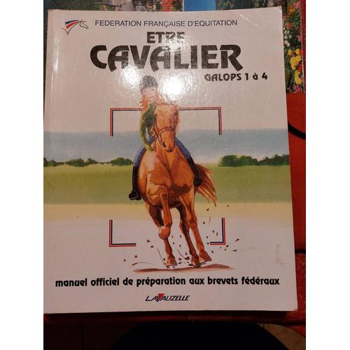 livre équitation etre cavalier galops 1à4-prépa examens ed Maloine 1994