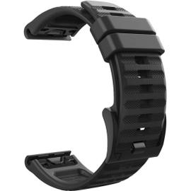 Montre connectée GENERIQUE Bracelet en silicone pour Garmin Fenix 5/Fenix 5  Plus/Forerunner 935/Approach S60 - Blanc