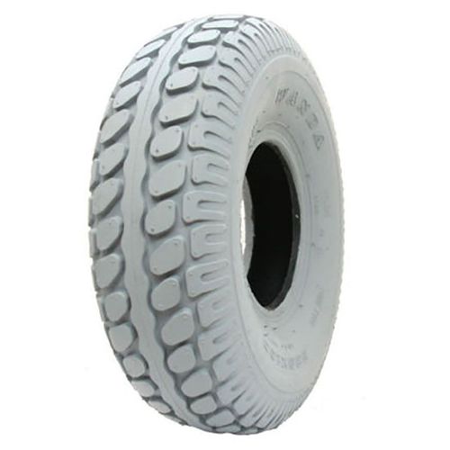 330x100 Mobility Scooter tyre, grey block pneumatic tire 400-5 - Wanda P6023-01.