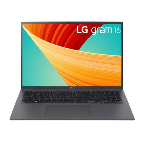 PC portable LG gram 16Z90R AA56 i5/16/12 16" Intel Core i5-1360P 16 Go RAM 512 Go SSD Gris Charbon