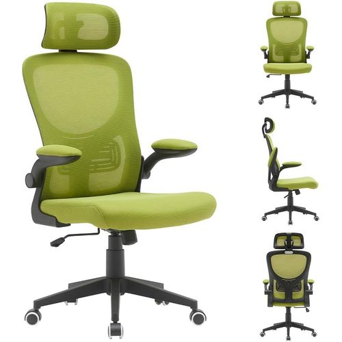 Chaise De Bureau,Nylon,Vert,56 X 116-126 Cm