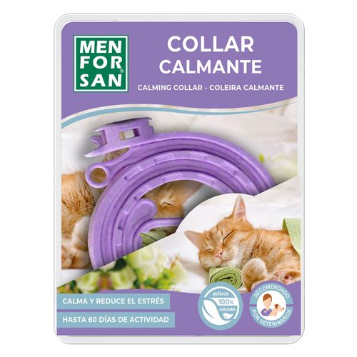 Menforsan Collier Apaisant Pour Chat Réduisant Le Stress Longueur 33cm Auto-Ajustable