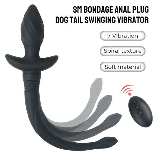 Vibromasseur Queue De Chien Pour Femmes, Plug Anal Pour Hommes, Godes Gay, Godes Aniamal, Jouets Oscillants Automatiques, Jeux Sexuels Érotiques Pour Couples Adultes Vin Rouge