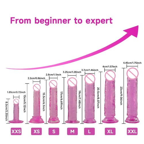 Pénis Gode Tpe En Gelée De 7 Tailles, Plug Anal Masturbateur Vaginal Féminin, Stimulation De La Prostate Masculine, Jouets Sexuels, Jouets Sexuels Sexy Pour Adultes Xxl