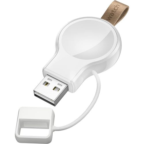 Chargeur Pour Apple Watch, Chargeur Sans Fil Usb Pour Iwatch, Station De Charge Rapide Pour Apple Montre, Chargeur Magnétique Portable Pour Apple Watch 8/7/6/5/4/3/2/1/Se/Ultra (Blanc)