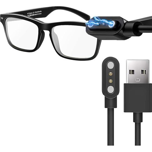 Compatible Avec Le Chargeur De Lunettes Intelligentes Catxq, Chargeur De Rechange Magnétique Compatible Avec Les Lunettes Intelligentes Catxq Ky (Noir)