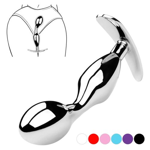 Plug Anal De Luxe En Acier Inoxydable Avec Strass, Jouet Sexuel En Métal Pour La Stimulation De La Prostate Et Le Jeu De Couple/Entraînement Bdsm L Blue