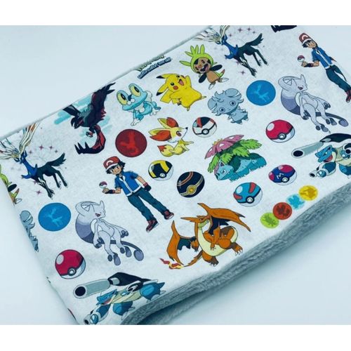 Snood Cache Cou Enfant Motif Pokémon