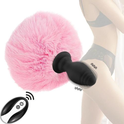 Vibration Mignon Lapin Queue Plug Anal Moelleux En Peluche Sexy Lapin Fille Cosplay Érotique Sexy Jouet Pour Femme Hommes Couples Godemichet Anal Queue Red China