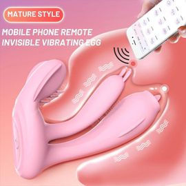 Gode Vibrateur Sans Fil Bluetooth Pour Femmes, Application Télécommande, Culotte Vibrante, Jouets Sexuels Pour Adultes, Clitoris Féminin, Masturbation Type 1