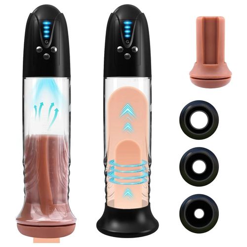 Pompe À Pénis Sous Vide Électrique Avec Poche Pour Hommes, Agrandissement Du Pénis De Chatte, Pompe À Bite D'extension, Entraîneur De Mastère Masculin, Jouets Sexuels Flesh China
