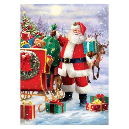 Santa With Sled - Puzzle 1000 Pièces