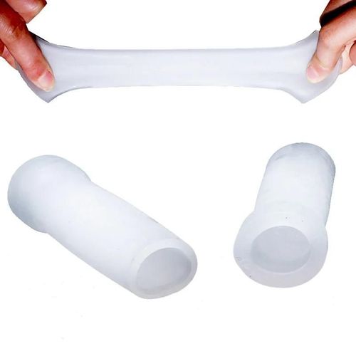 Accessoires Pour Pompe À Pénis Masturbateurs Masculins Manchon Remplacement Gland Protecteur Pour Prolongateur De Pénis Civière Kit De Serrage White Sleeve Xxl