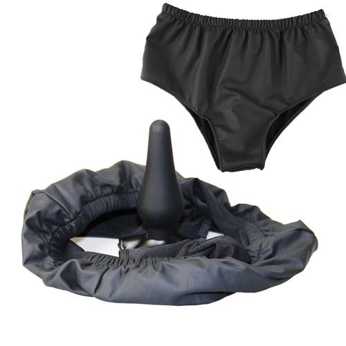 Pantalons Balle Plug Latex Jouets Sexuels Pour Femme Unisexe Porter Cacher Vagin Culotte Anal Jouet Masturbation Sous-Vêtements Culottes Anus Produits Black 3.8cm