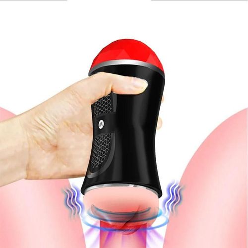 Réaliste Chatte Vagin Mâle Masturbateur Tasse Silicone Souple Pénis Succion Oral Vibration Sexe Machine Érotique Adulte Jouets Sexuels Pour Hommes 861-A