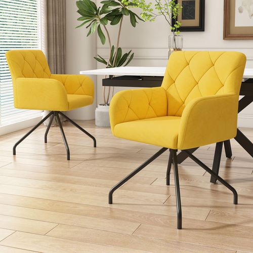 Bmtterqgwo - Set 6 Chaises Salle A Manger Velours Gris Clair, Motif Losange, Dossier Rembourre, Pieds Metal