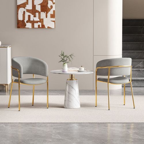 Bmtterqgwo - 6 Chaises Modernes Pieds Inclines, Pieds Reglables En Velours, Salon Bureau Salle A Manger (Vert)