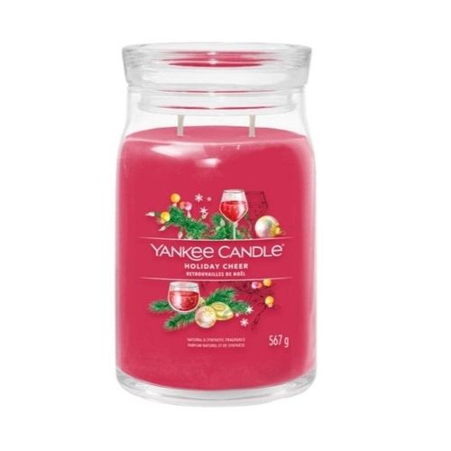 Bougie signature Retrouvailles de Noël grand modèle