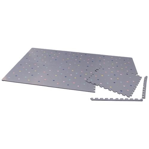 Knorrtoys Com- Tapis De Jeu Gris Points Environ 178 X 120 Cm 21023