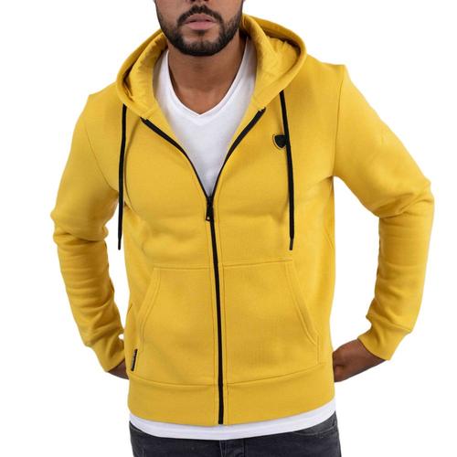 Sweat Zippée Jaune Homme Redskins Loyal