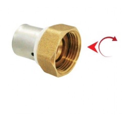 Raccord PER à sertir - Union femelle - Diam 20 mm - Filetage 20x27 BOUTTÉ