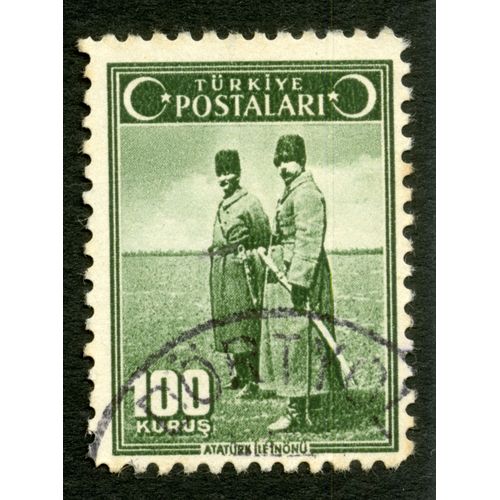 Timbre Oblitéré Turkiye Postalari, 100 Kurus