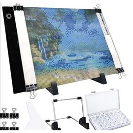 iodoo Table Lumineuse A3, Rechargeable 2500 mAh Tablette Lumineuse, LED  3000-6500K Luminosité Réglable, pour Diamond Painting, Dessin, Peinture,  Animation, Esquisse : : Cuisine et Maison