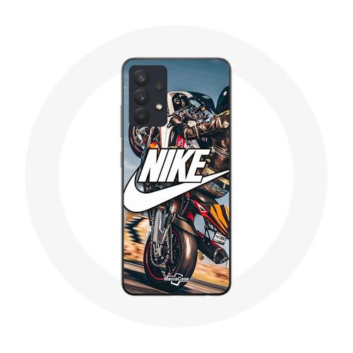 Coque Pour Samsung Galaxy A13 5g Nike Logo Blanc Roue Moto