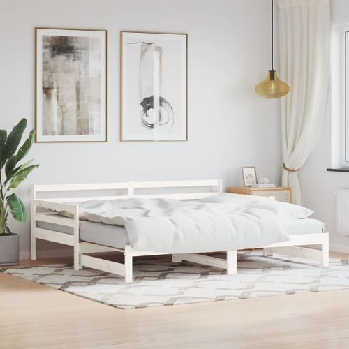 Vidaxl Lit De Jour Et Lit Gigogne Sans Matelas 90x190 Cm Bois Massif
