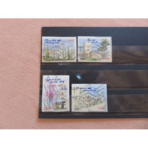 Lot De 4 Timbres Oblitérés "Capitales Européennes : Lisbonne" - 2009