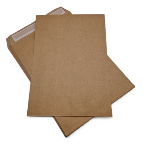 Lot De 250 Pochettes E4 280 X 400 Mm Sans Fenêtre Kraft 90gr