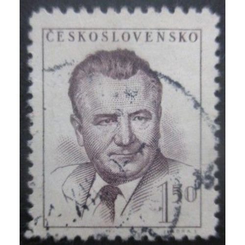 Tchecoslovaquie N°478 Président Gottwald Oblitéré